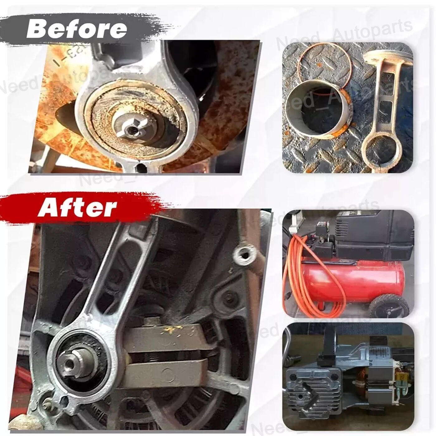Fit for KK-4835 Oil Free Compressor Pumps Piston Compressor Connecting Rod Kit