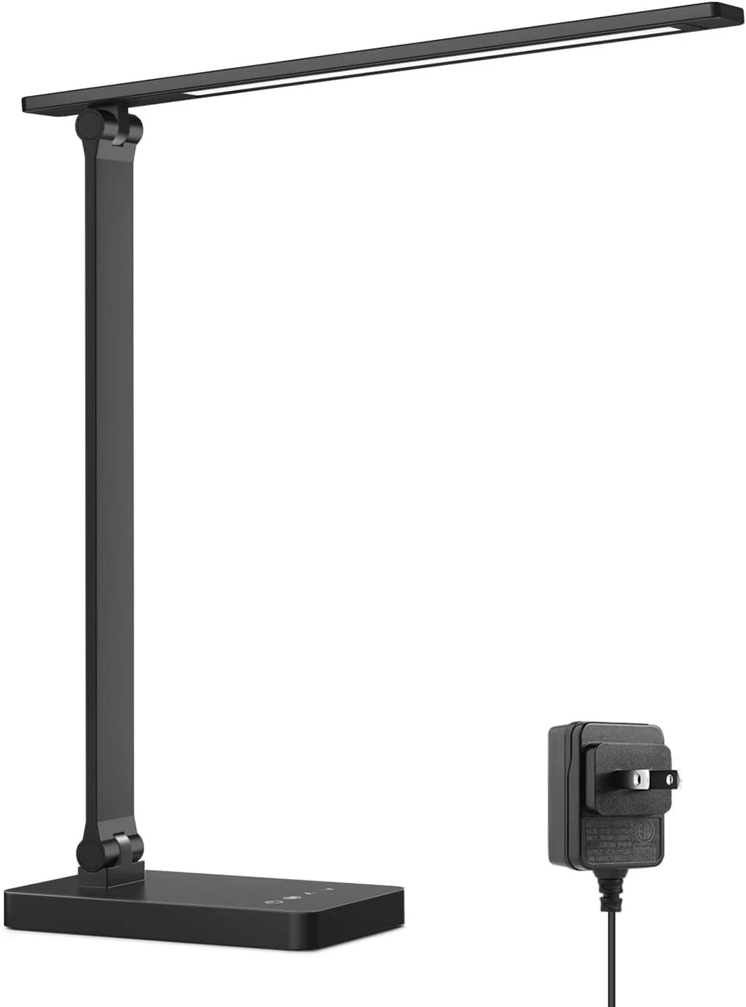 Lepro LED Desk Lamp 15.1 inches (H) x 3.9 (W) x 13.4 (D), Black 7W USED