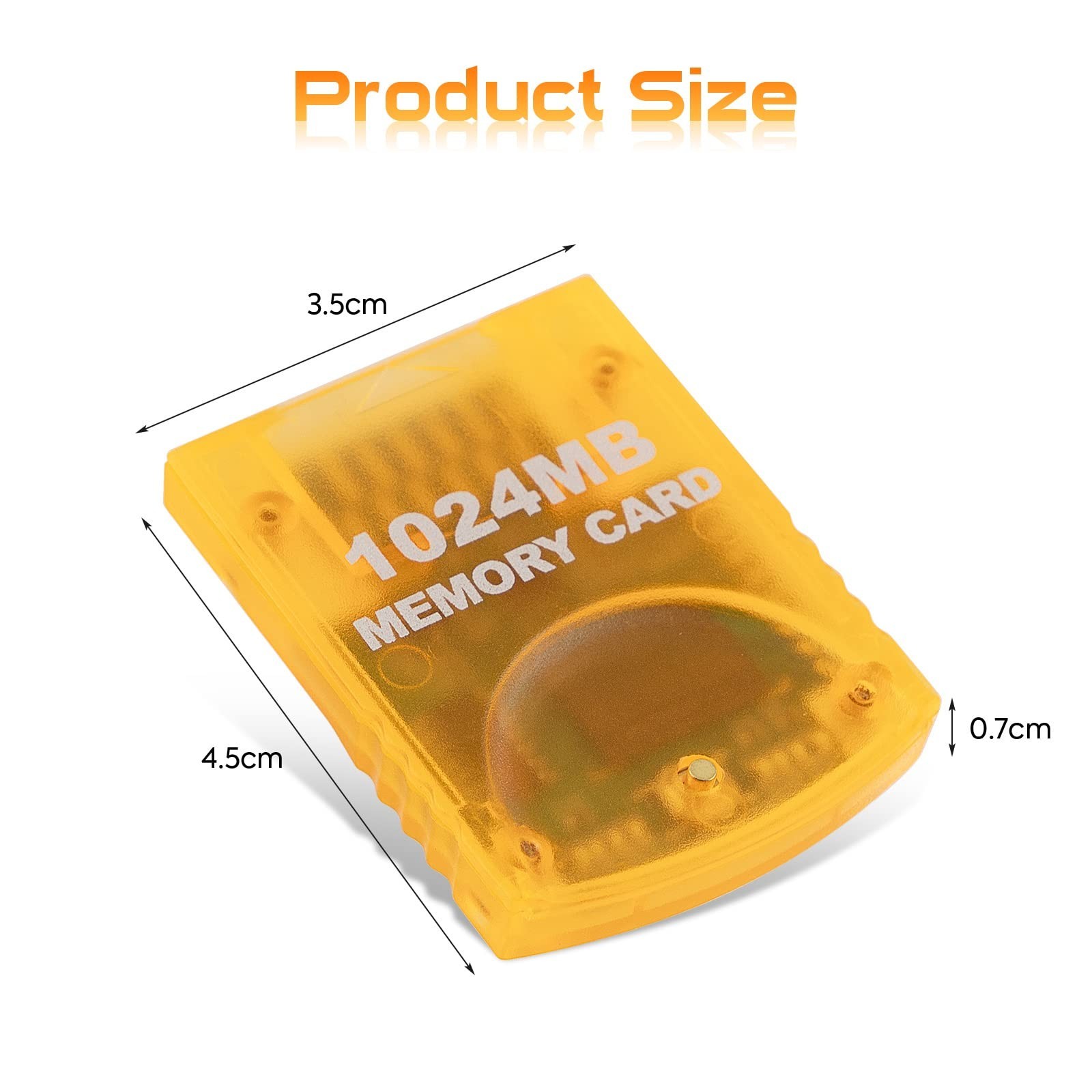 High-Capacity 1024MB Memory Card for Gamecube & Wii - Compatible Storage Solutio