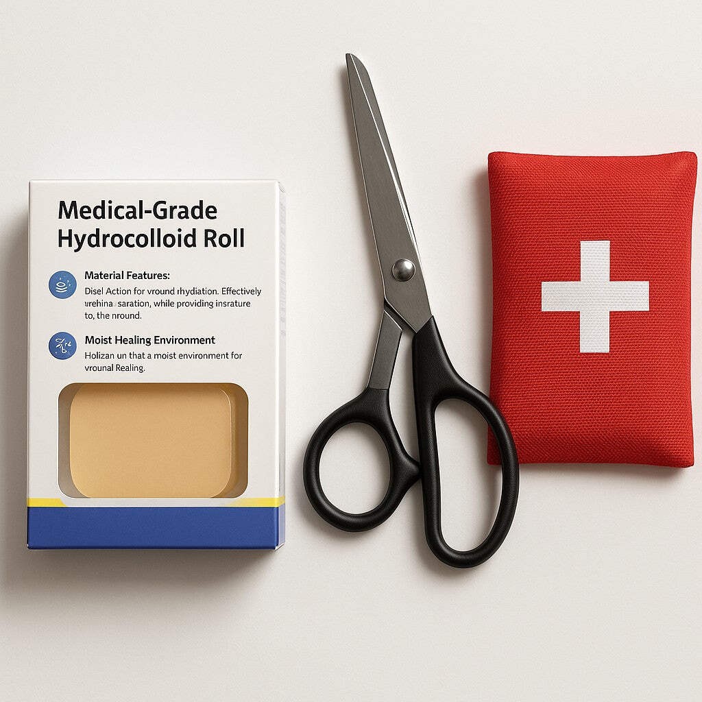 Medical-Grade Hydrocolloid Roll — Extra-Large Wound Patch
