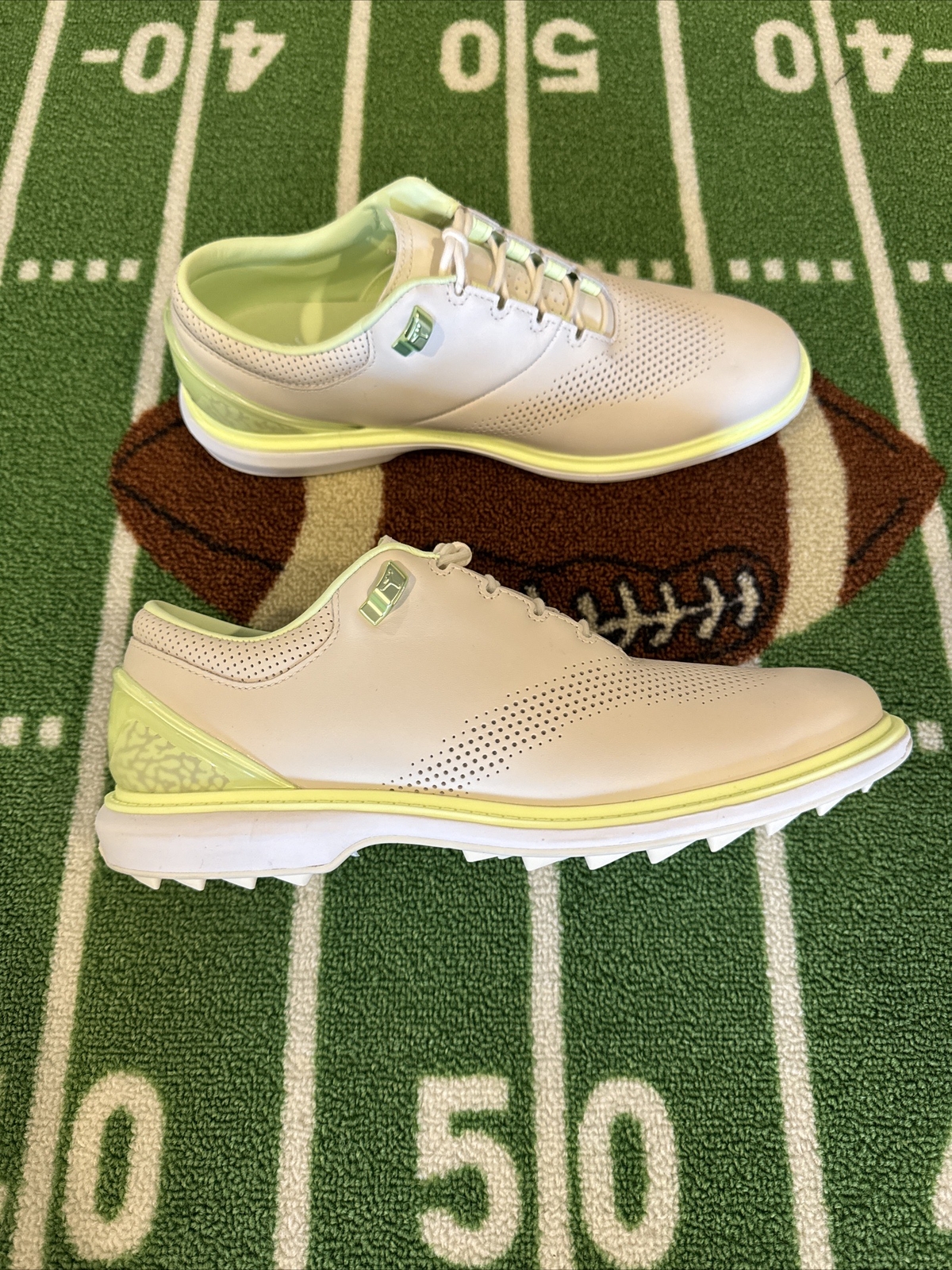 Nike Air Jordan ADG 4 Golf Shoes Phantom Barely Volt DM0103-003 Men's Size 8.5