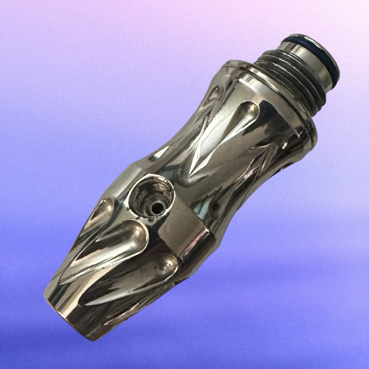 WGP Black Magic Autococker Inline High Pressure Regulator HPR Nickel Chrome
