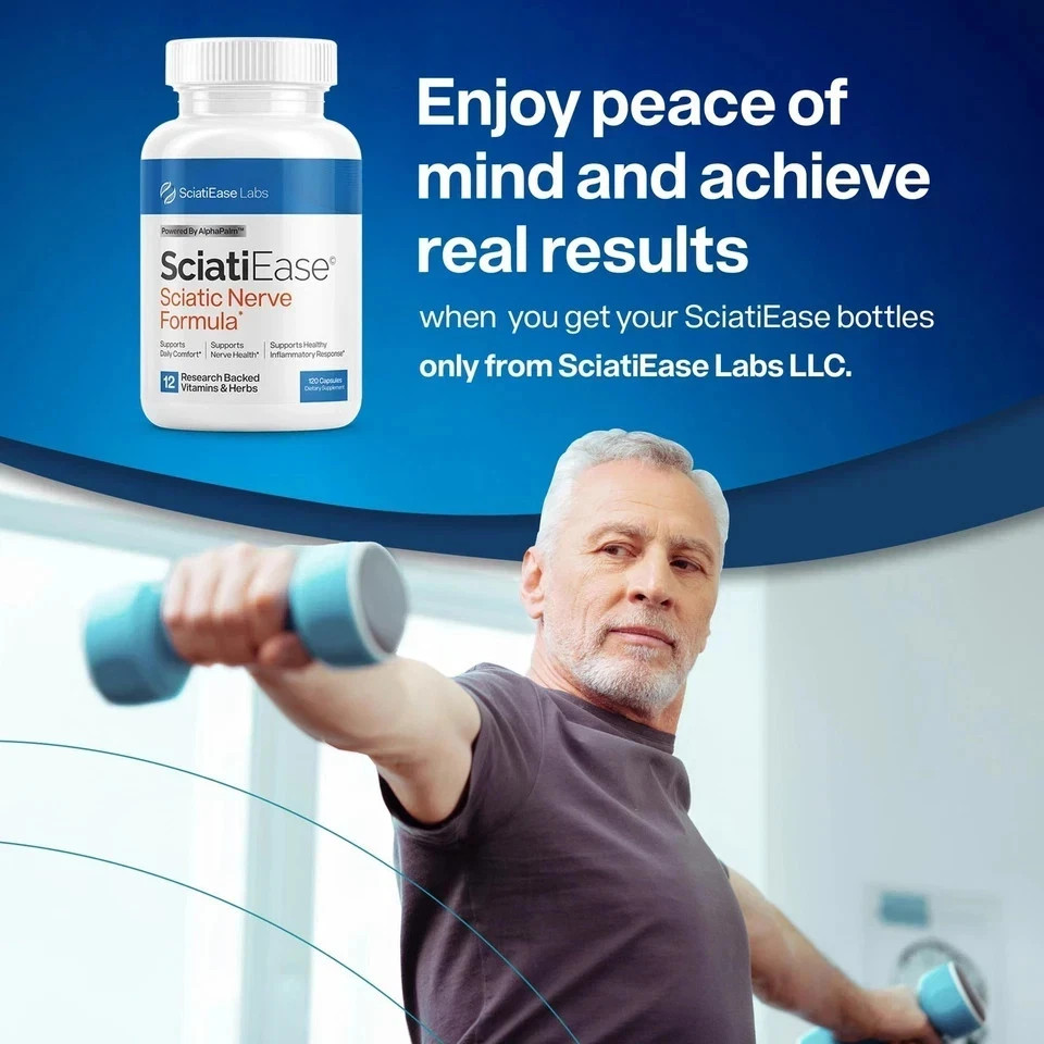 Alpha SciatiEase Sciatic Nerve Health Support Supplement Brand New