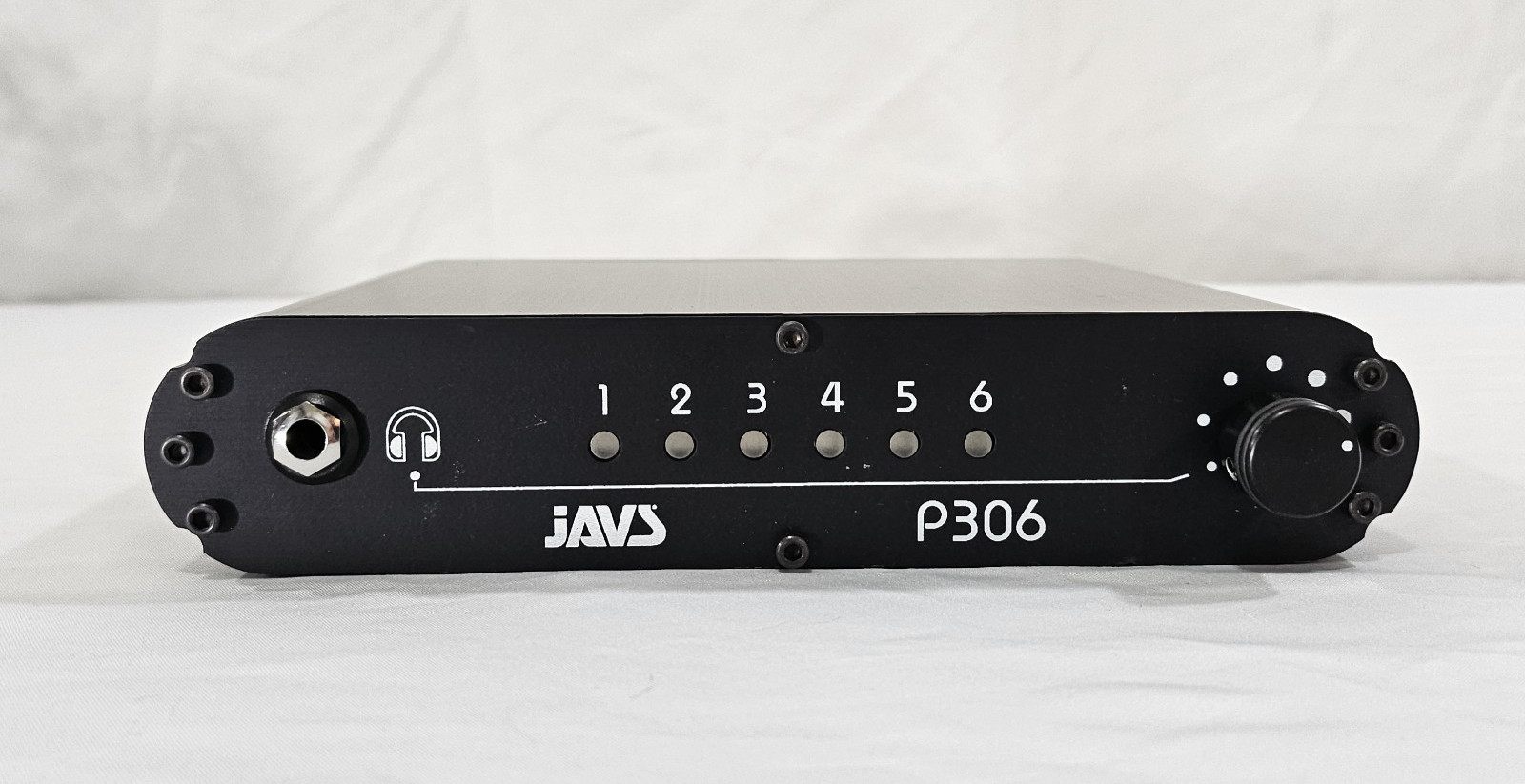 JĀVS P306 Audio Processor 6-Input 4-Output Mic Mixer w / Microphone + Cables Set