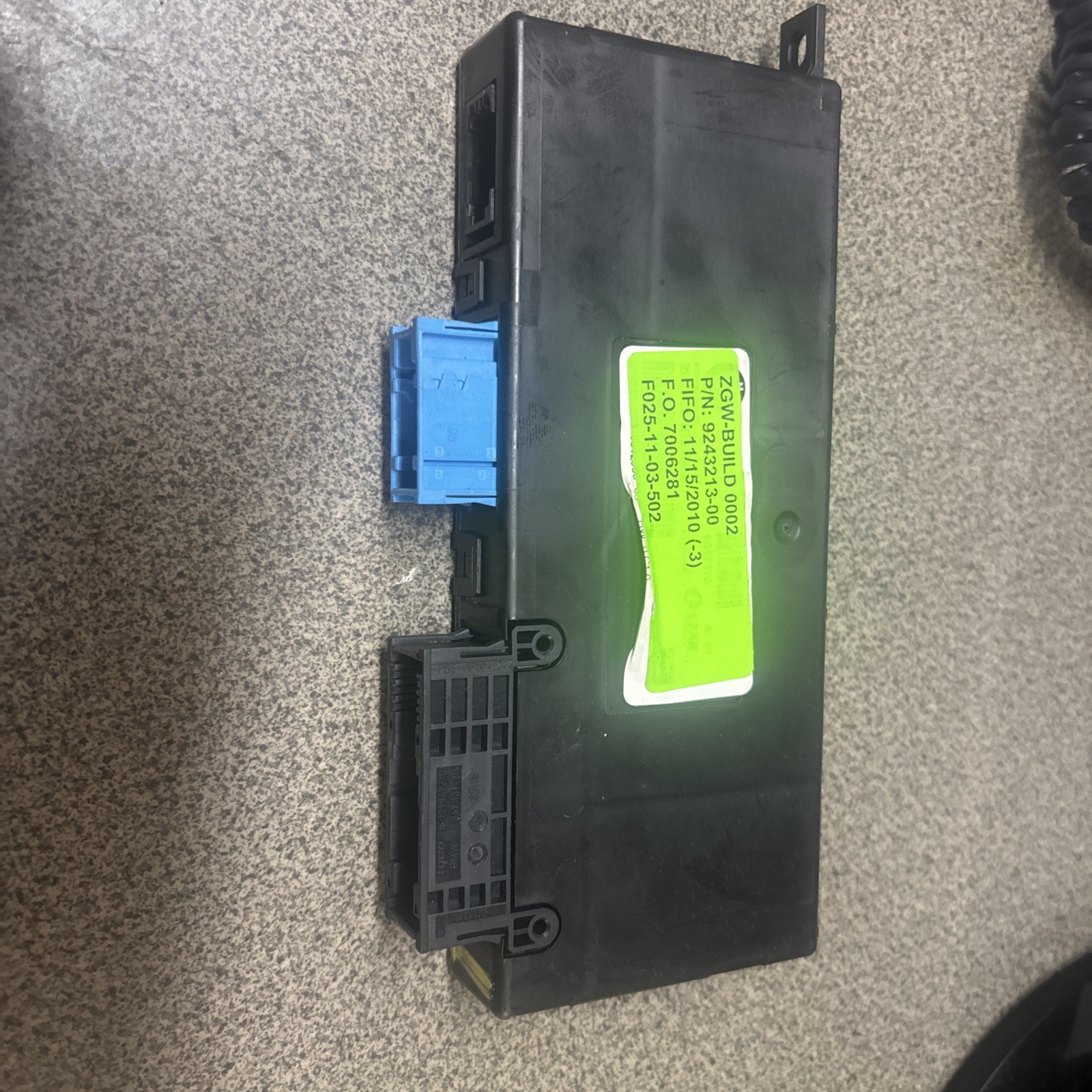 bmw gateway module 9243213  x3