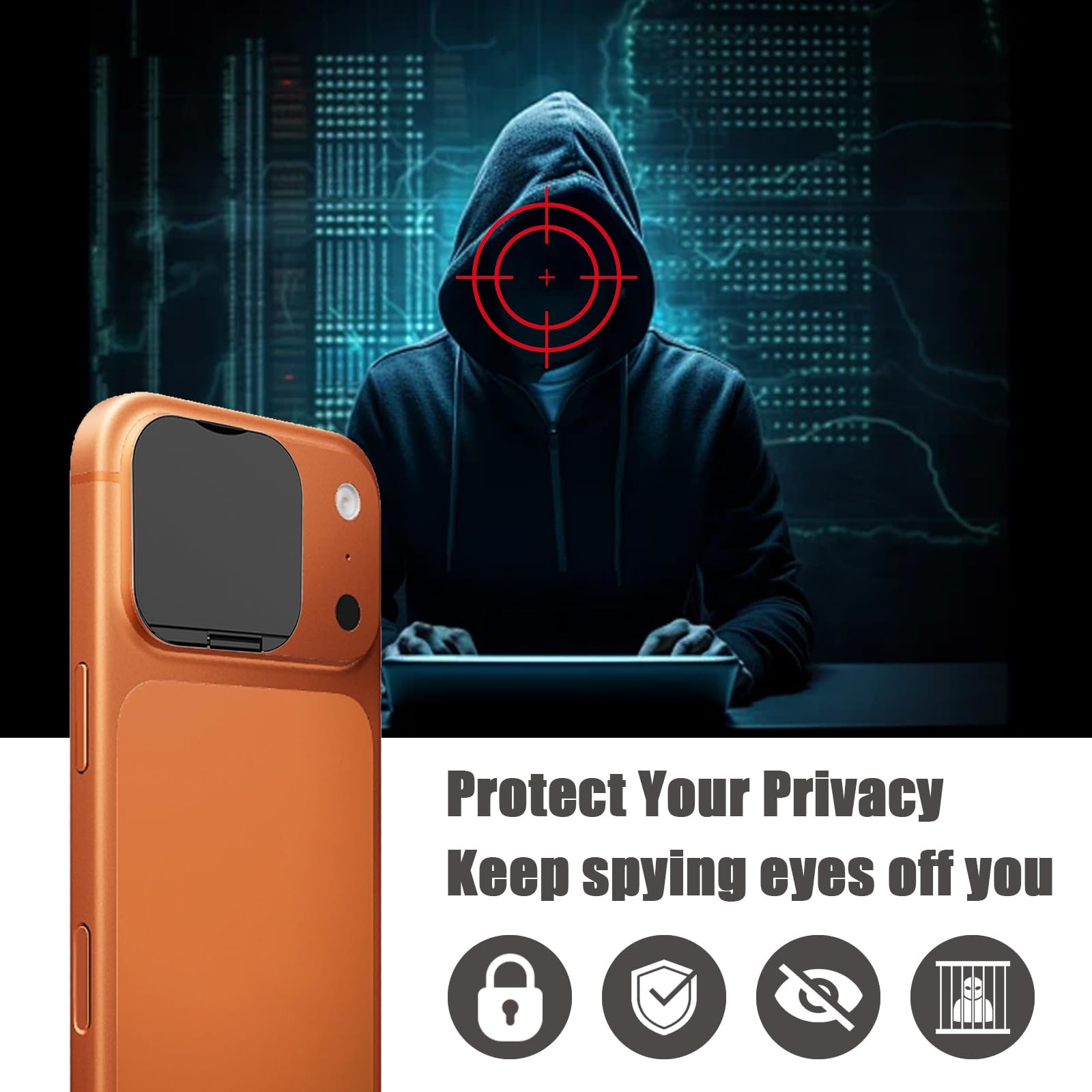 EYSOFT Camera Lens Cover Compatible for iPhone 17 Pro/ 17 Pro Max,Camera Lens...