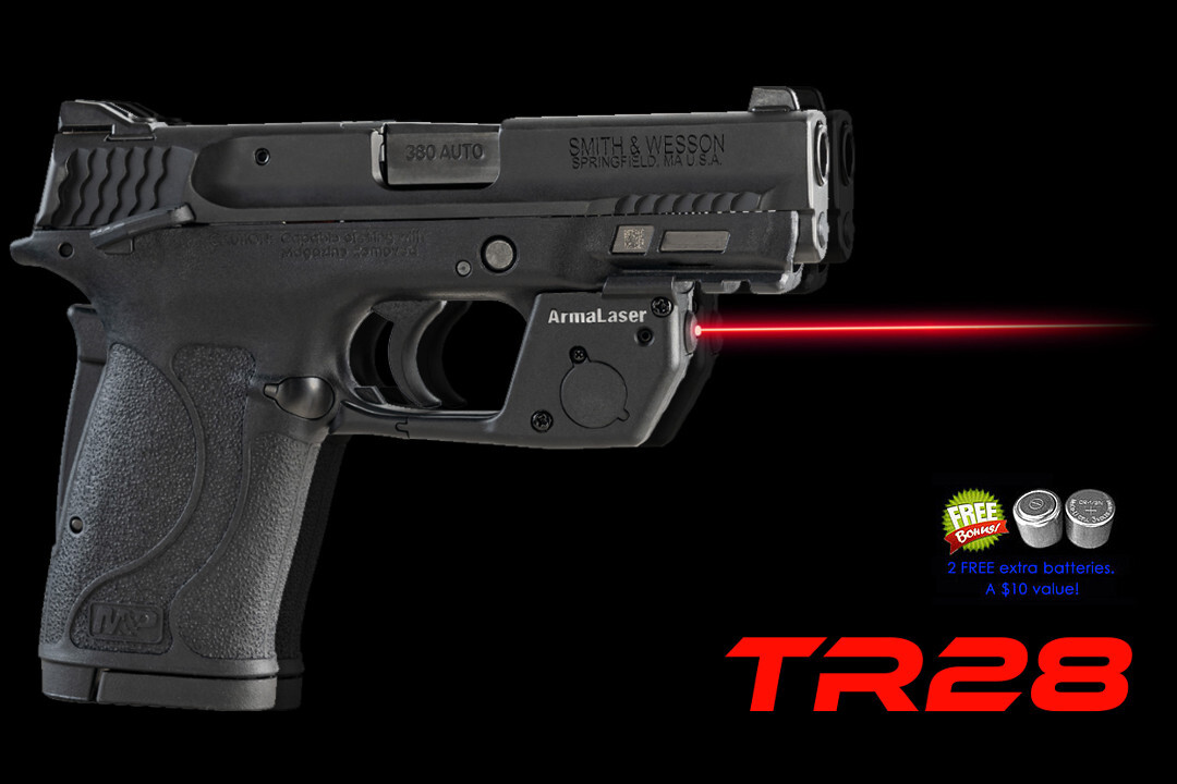 ArmaLaser TR28 TR28S Red Laser for S&W EQUALIZER M&P EZ 380 & MP9 Shield EZ .22c