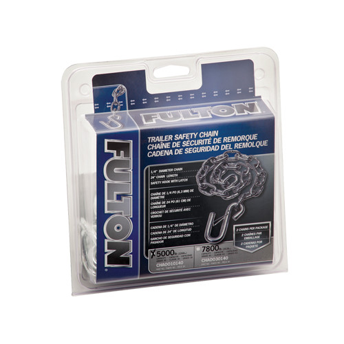 Fulton Performance Trailer Hitch Chain with Hooks #CHA0010140