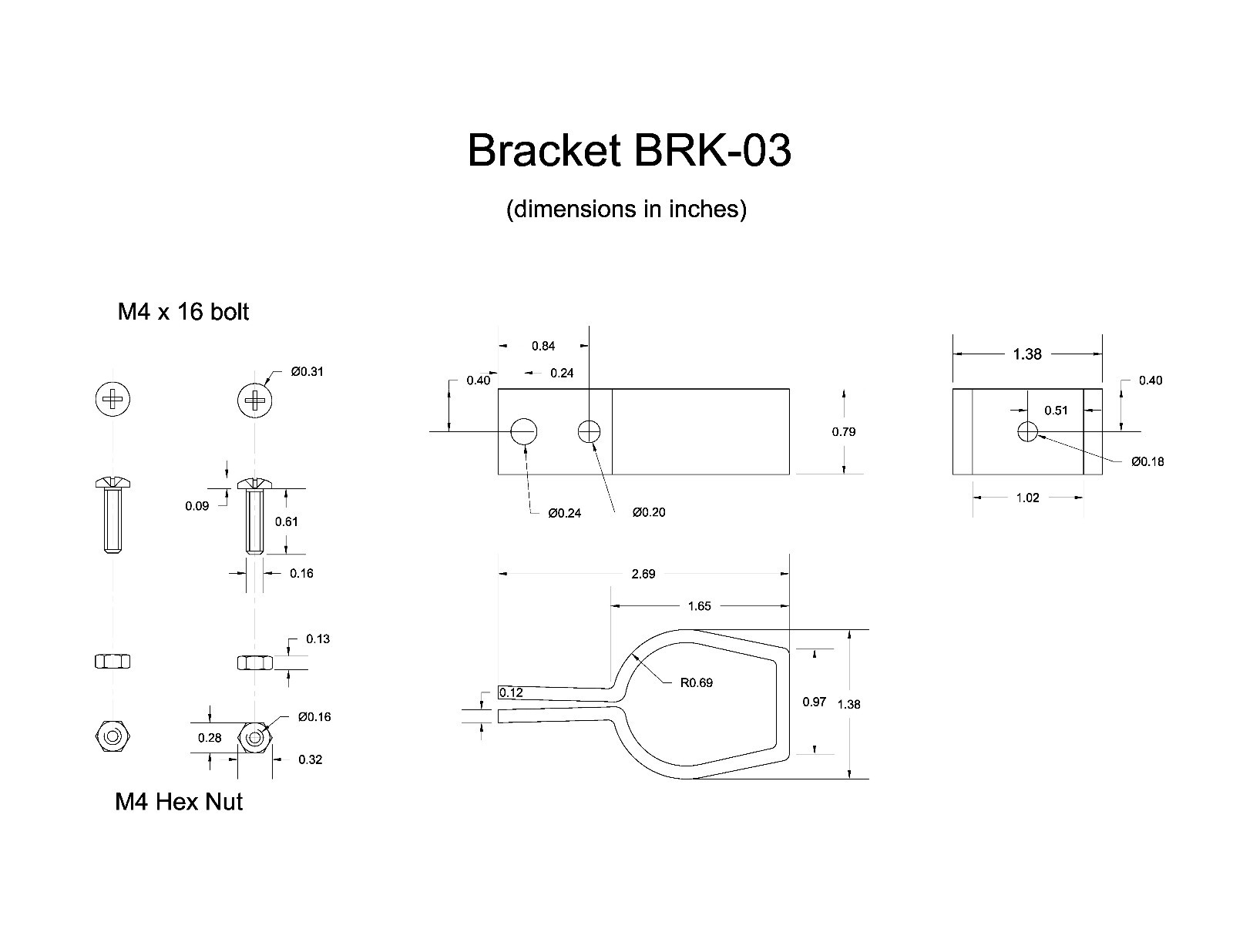 Linear Actuator - Mounting Bracket (1 pcs) - Progressive Automations