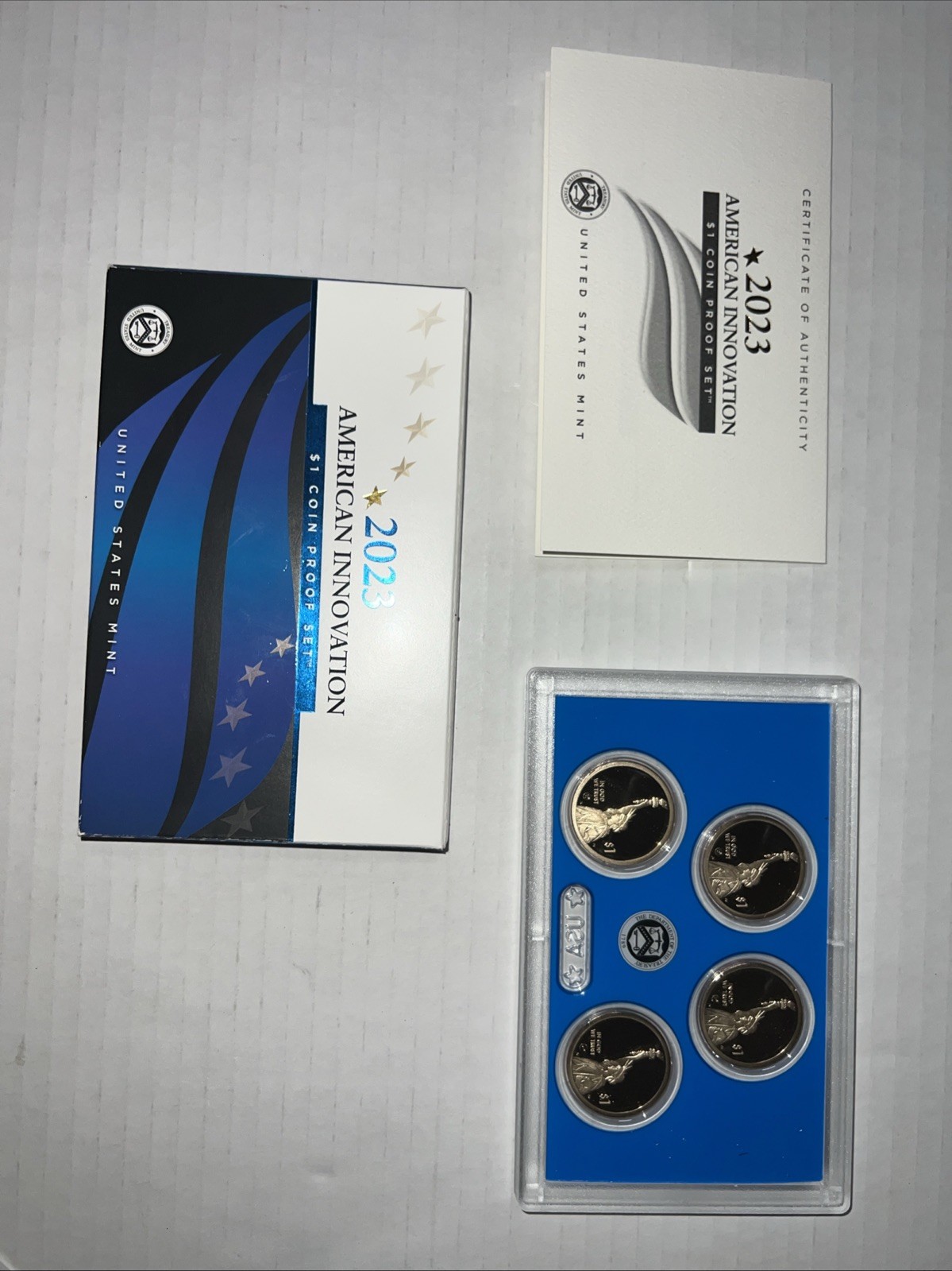 2023-S American Innovation Proof Dollar Set US Mint $1 OGP COA 4 Coins