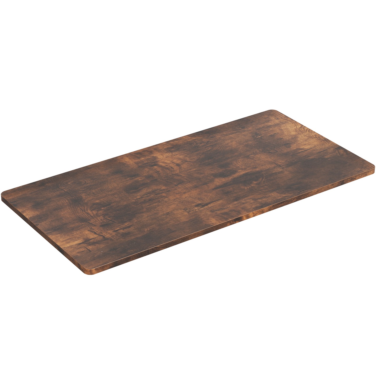 VIVO Rustic Vintage Brown 60x24 inch Universal Tabletop for Sit Stand Desk Frame