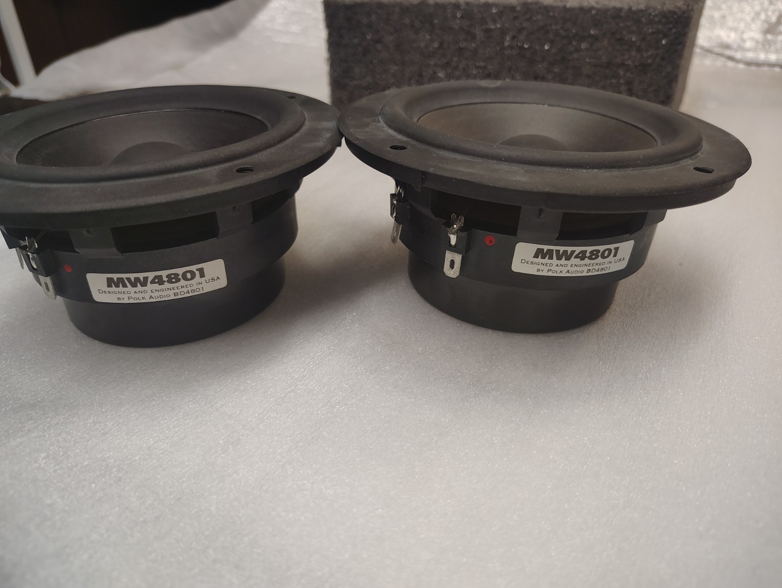 Polk MW 4801 woofers, one pair
