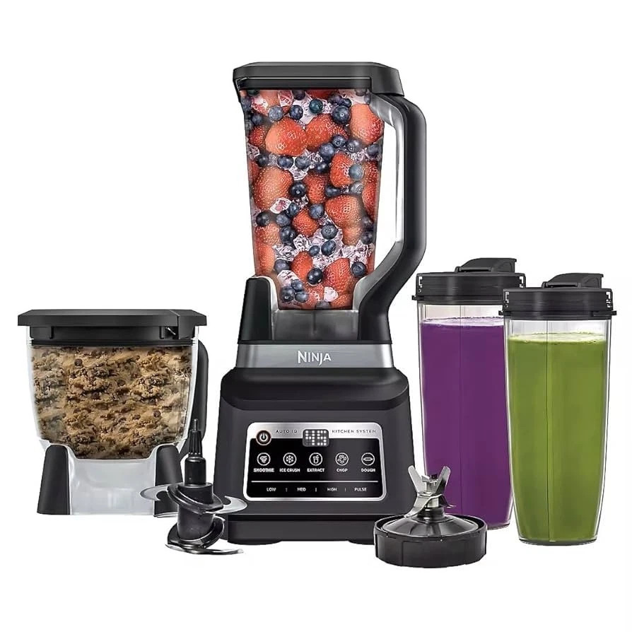 Ninja Professional plus Kitchen Blender System Peak 1400 Watts BN805A, Free Ship