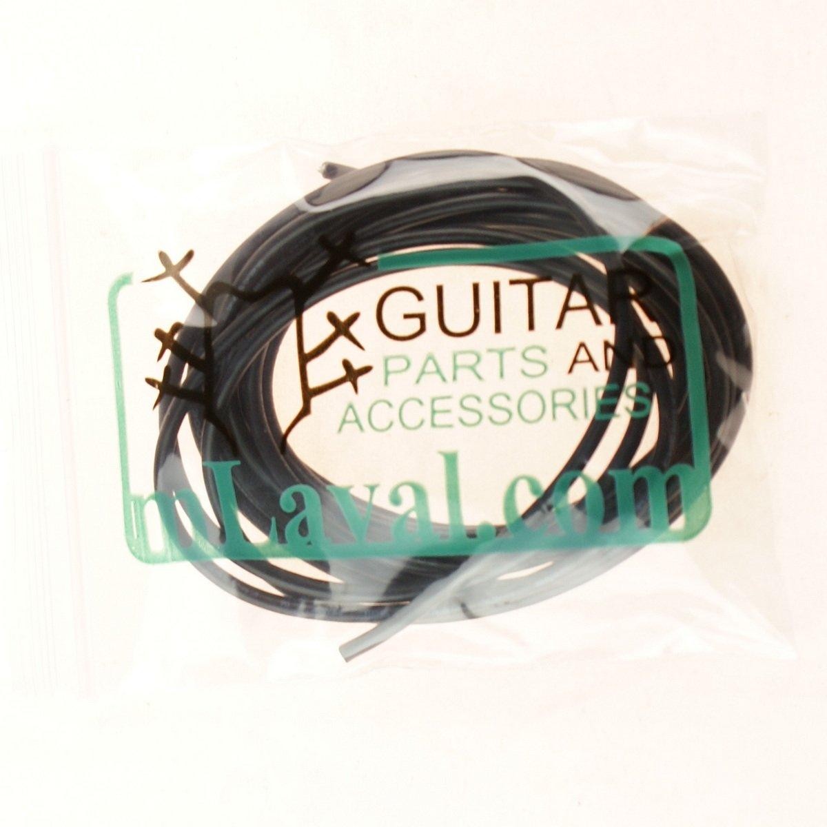 6-Foot Shielded Guitar Circuit Wire Single Conductor -Black (A11)