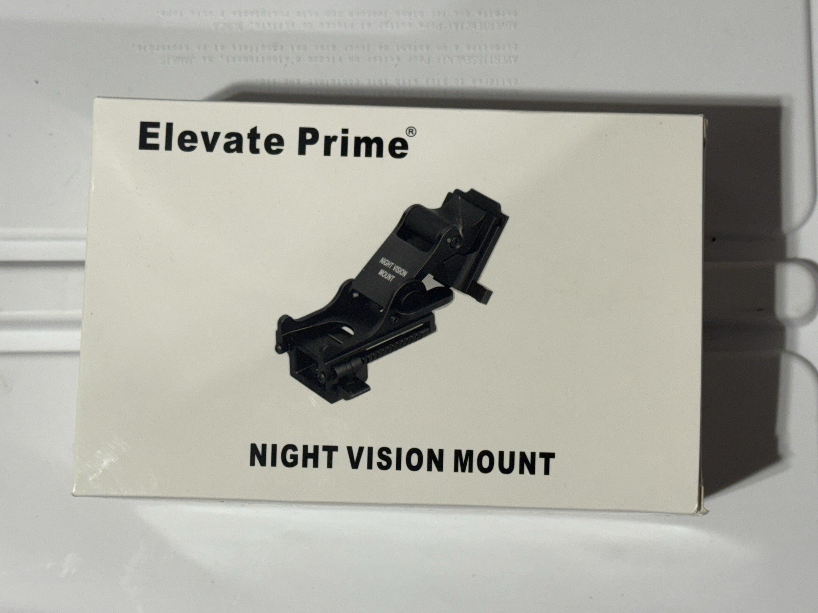 Elevate Prime Night Vision NVG Helmet Adapter Mount In Tan For PVS 14 + Case