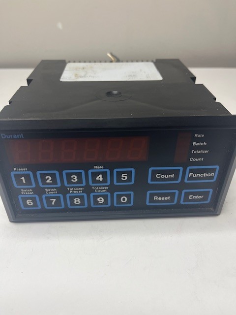 Durant Model 5882-7 Part 58827-400 Controller Batch Count Rate Totalizer EATON
