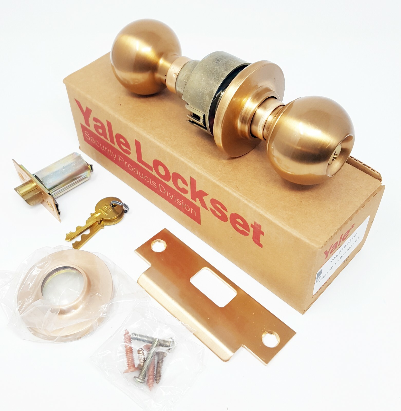 Yale 5307 CA US10 Bronze Finish Knob Lock Office New Bussiness Home