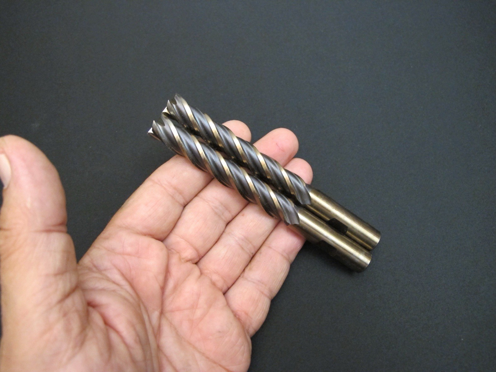 2 Butterfield 1/2" 4-Flute HSS Cobalt End Mills Weldon Shank 9035 Machinist Tool