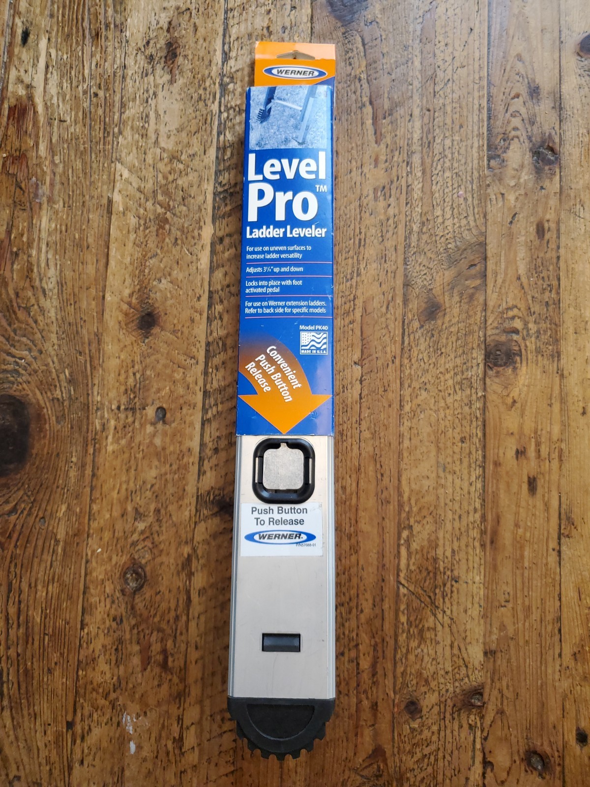 Werner PK40-1 Ladder Leveler - Level Pro with Push Button Release USA Brand NEW