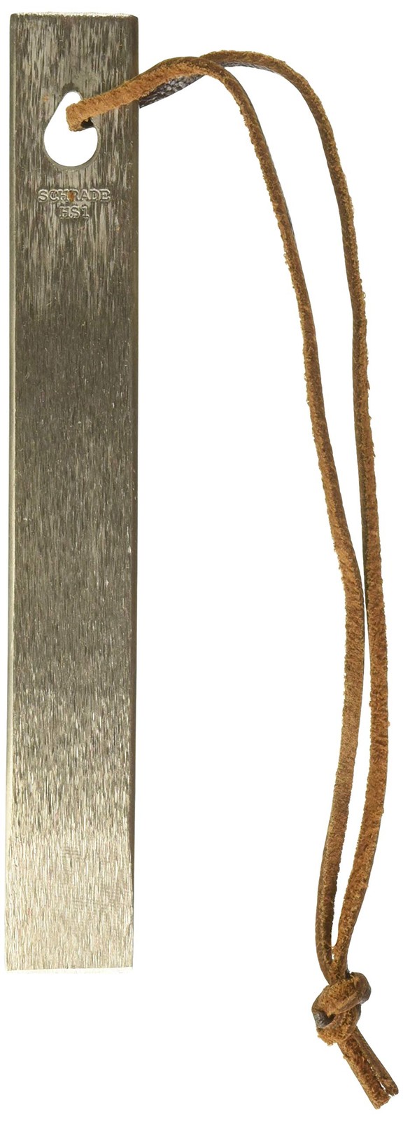 Honesteel 7in with Heavy-Duty Steel Construction, Brown Leather Sheath, and L...