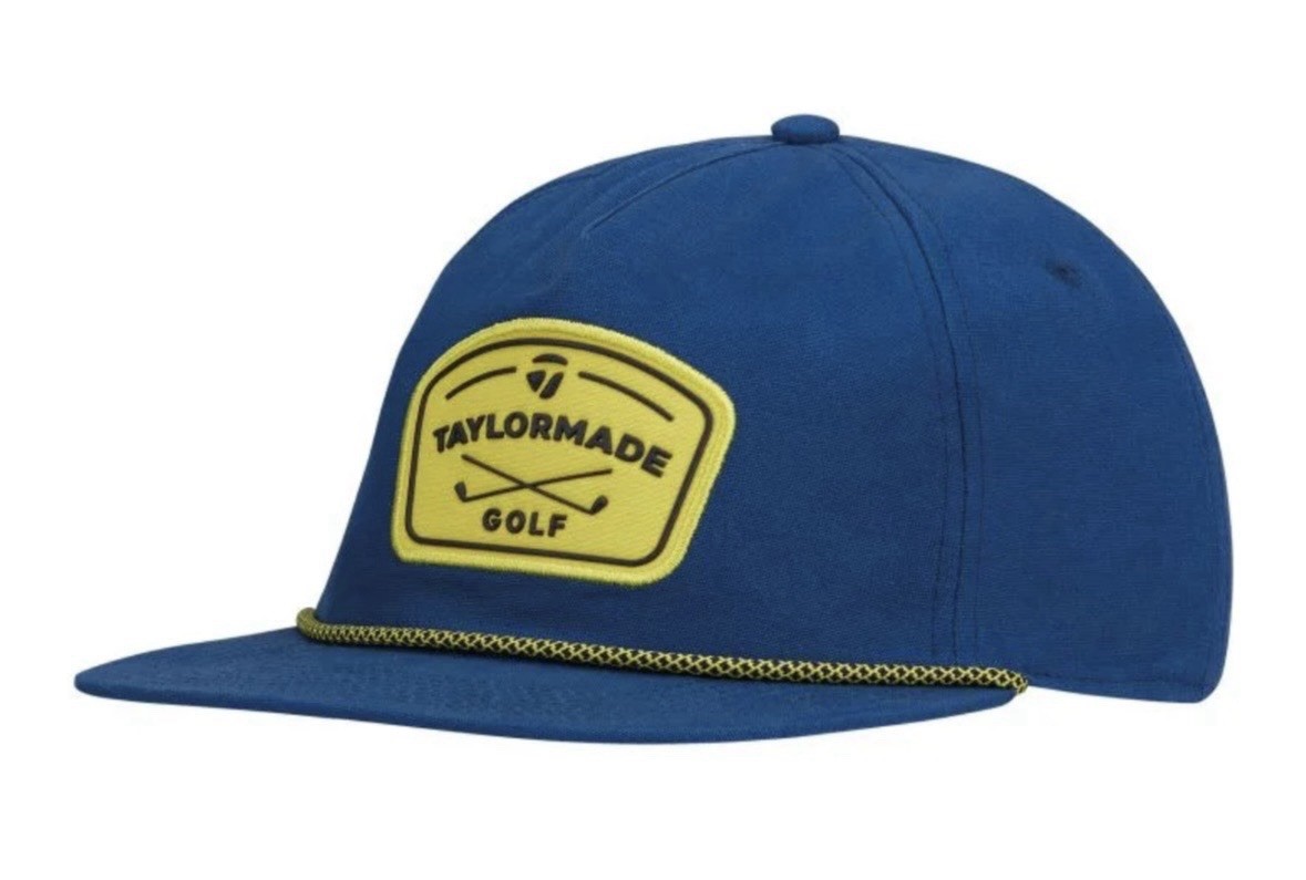 Taylor Made Lifestyle Daytona Rope Snapback Hat (2025) Golf Cap NEW- Cobalt