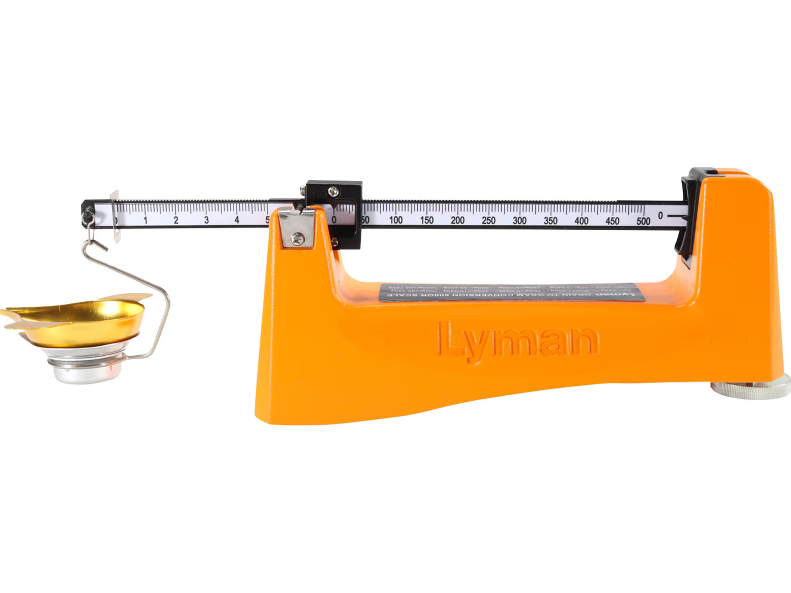 Lyman Brass Smith 500 Balance Beam Mechanical Powder Scale 505 Grain Capacity