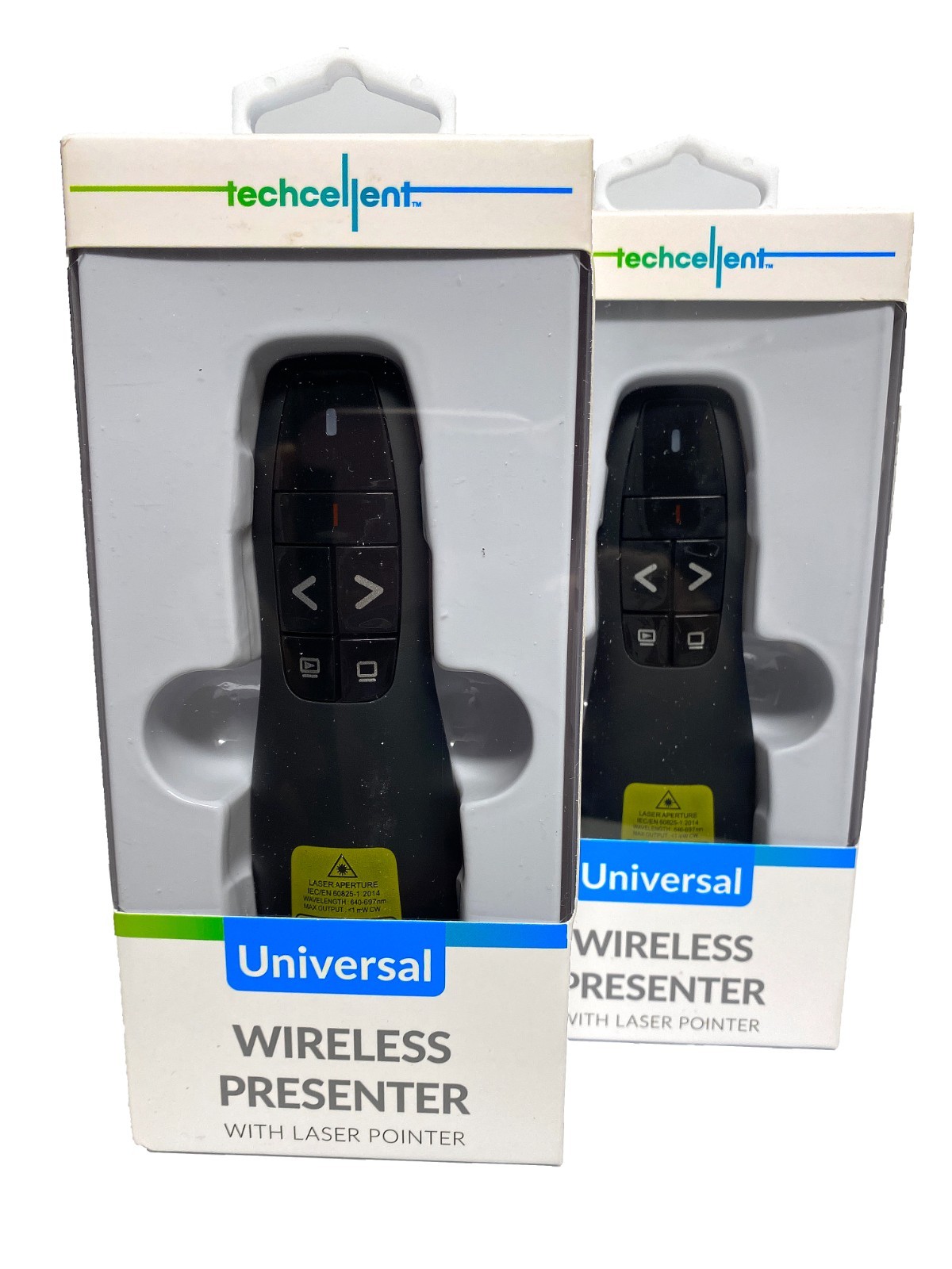 Techcellent Universal Wireless Presenter With Laser Pointer 164FT/50Hr/2.4 GHZ