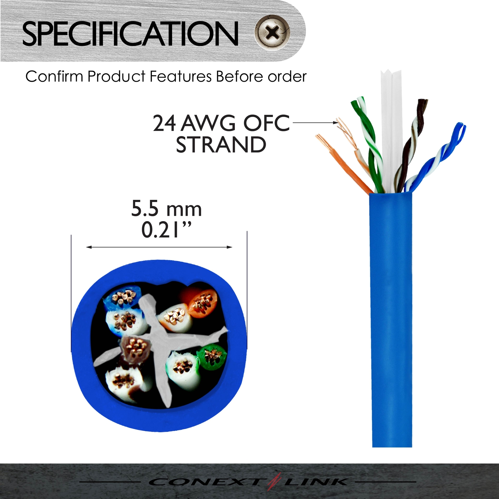 1x 9ft Blue CAT5E Network Wire LAN Cable Patch Cord Ethernet Internet Router PC