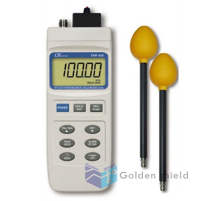 3 Axis Radio Frequency Electromagnetic Field Meter EMF-839 LUTRON✦Kd
