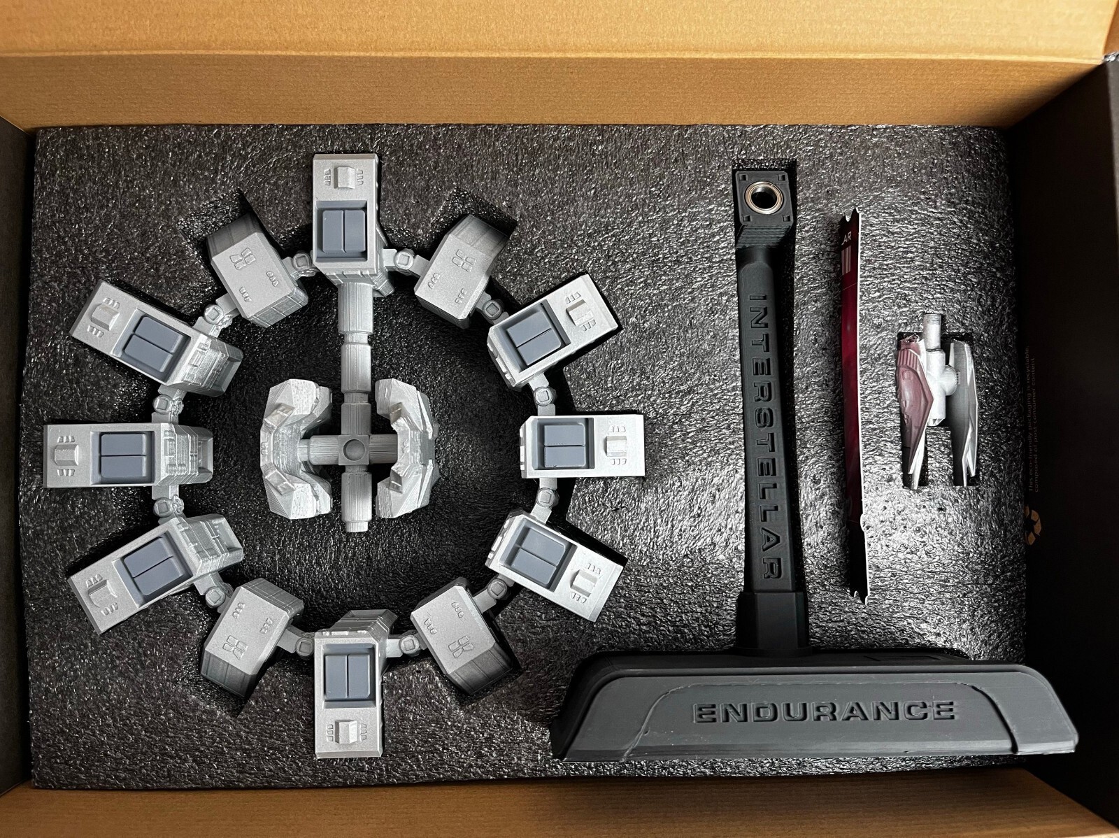 Endurance Space Station 3D Printed Rotatable Model Ornament