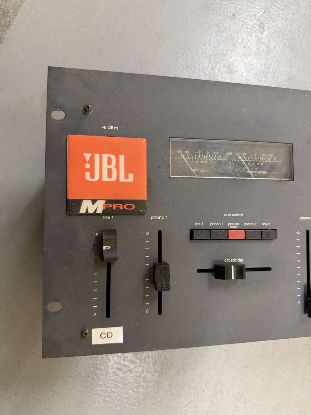 Biamp DJ 3001 Stereo Mixer Powers On Untested
