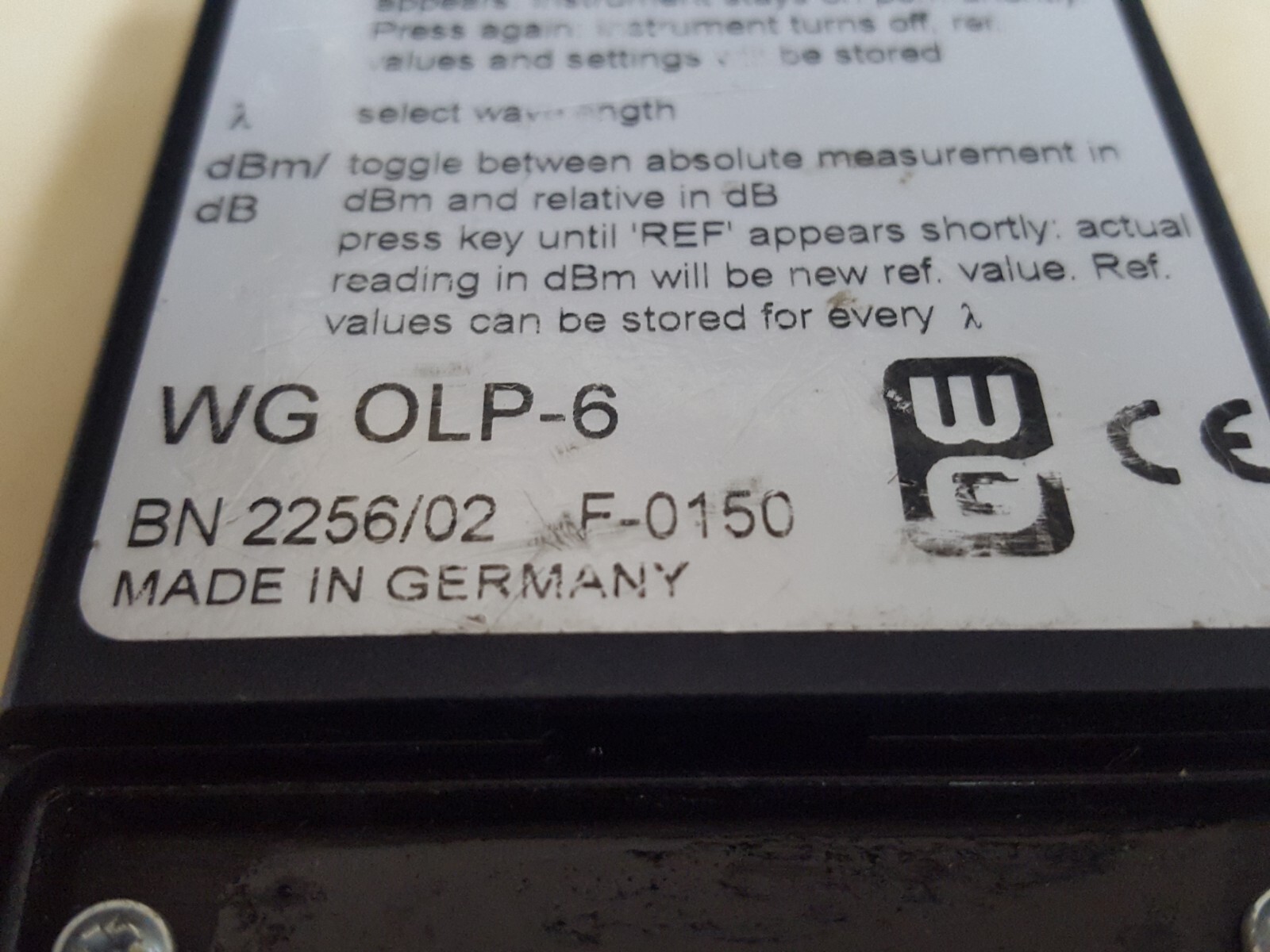 Acterna_OLP-6: Pocket Power Meter AS IS SELLING