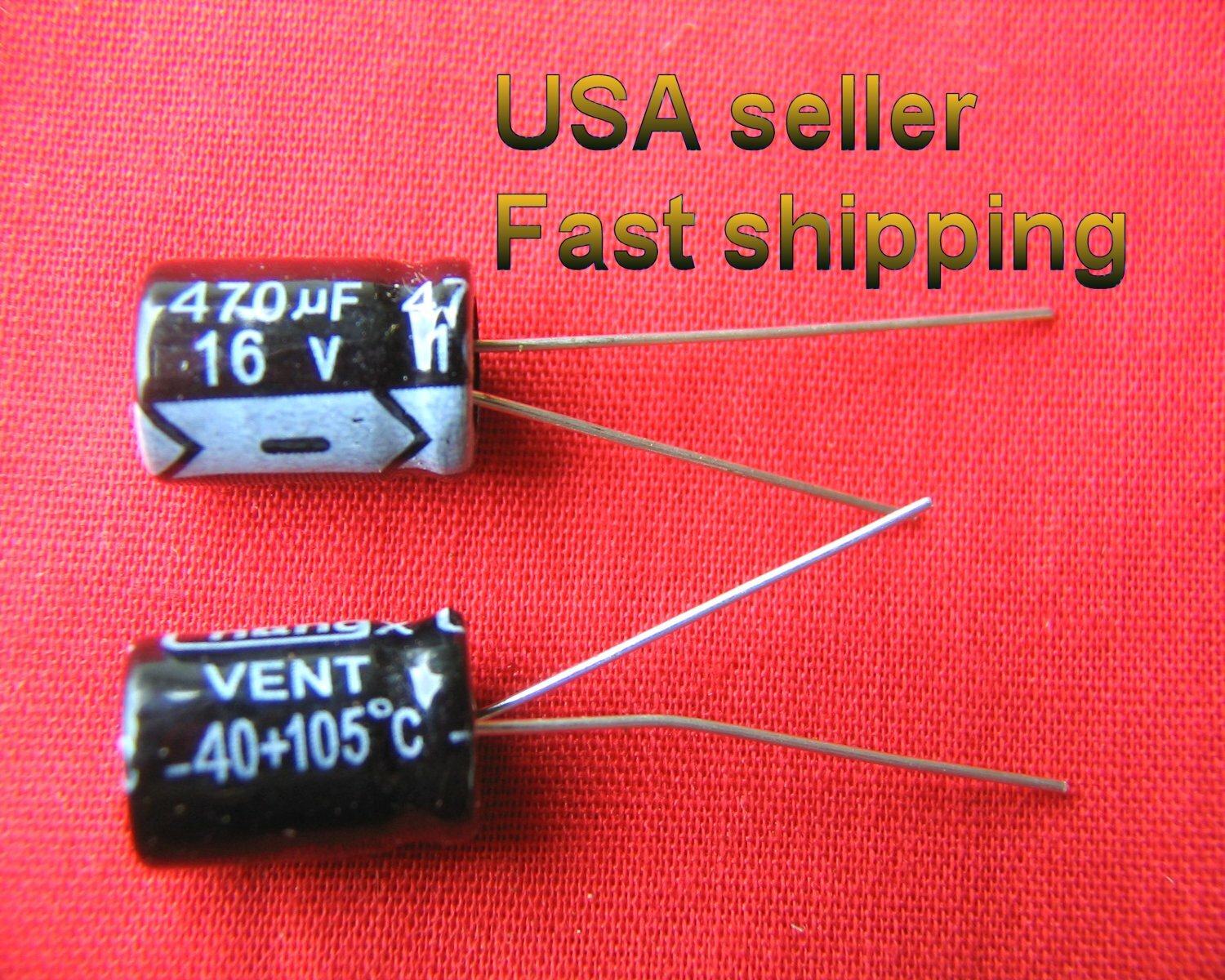 4 pcs  -   470uf 16v   electrolytic capacitors