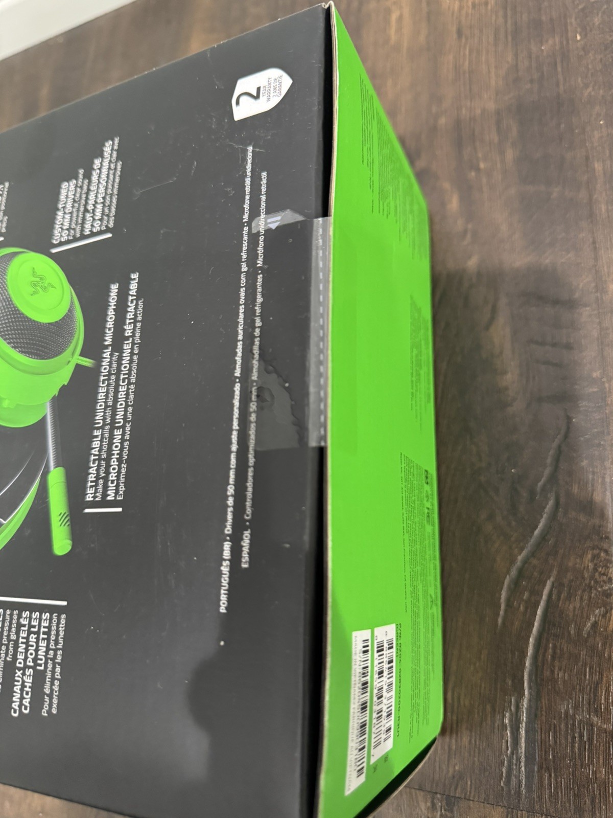 Razer Kraken Multi-Platform Wired Gaming Headset Green -NEW SEALED