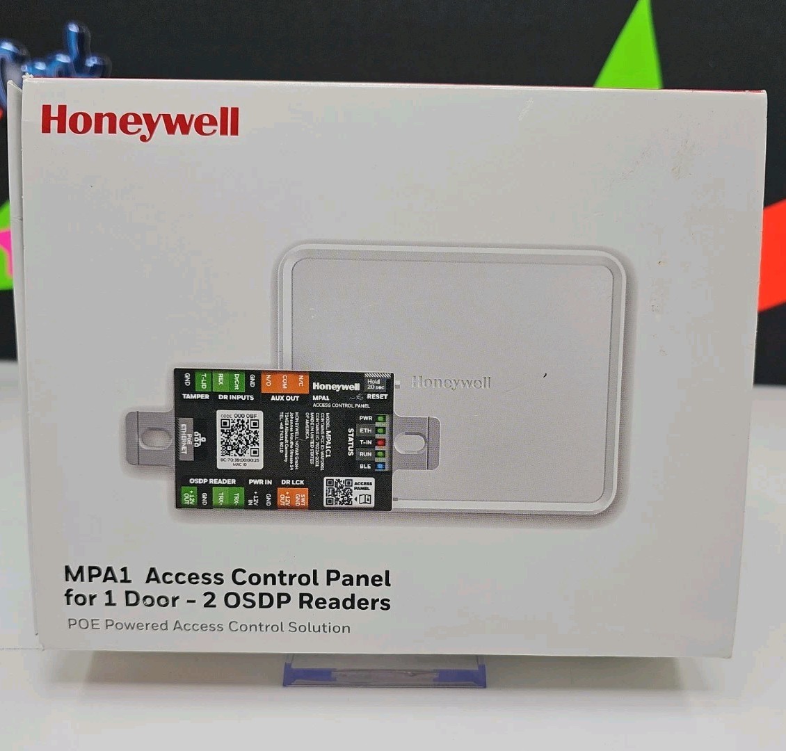 Honeywell MPA1 Single Door Access Control. Never Used. Tested. Factory Reset.