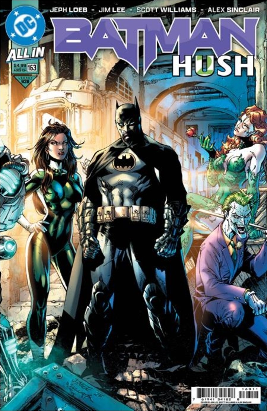 BATMAN #163 CVR A JIM LEE & SCOTT WILLIAMS BATMAN CONNECT MIDDLE PRE-SALE 5/27