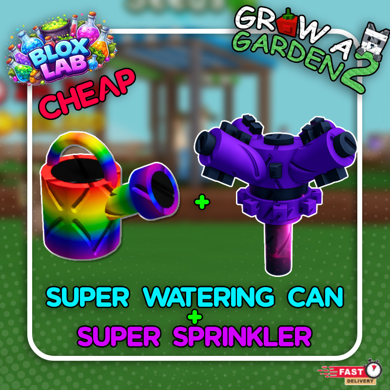 💸Grow a Garden 2 Super Sprinkler & Super Watering Can FAST DELIVERY 🚚 CHEAPEST