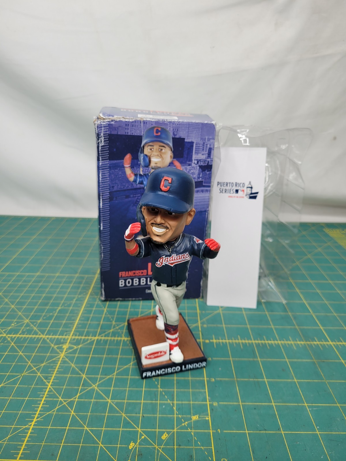 Francisco Lindor Cleveland Indians BDA Bobblehead MLB 2019 Puerto Rico Series