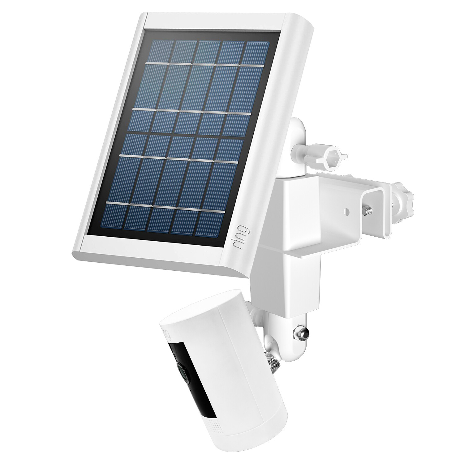 2 in 1 Gutter Mount for Ring Stick Up/Ring Spotlight Cam and Ring Solar Panel