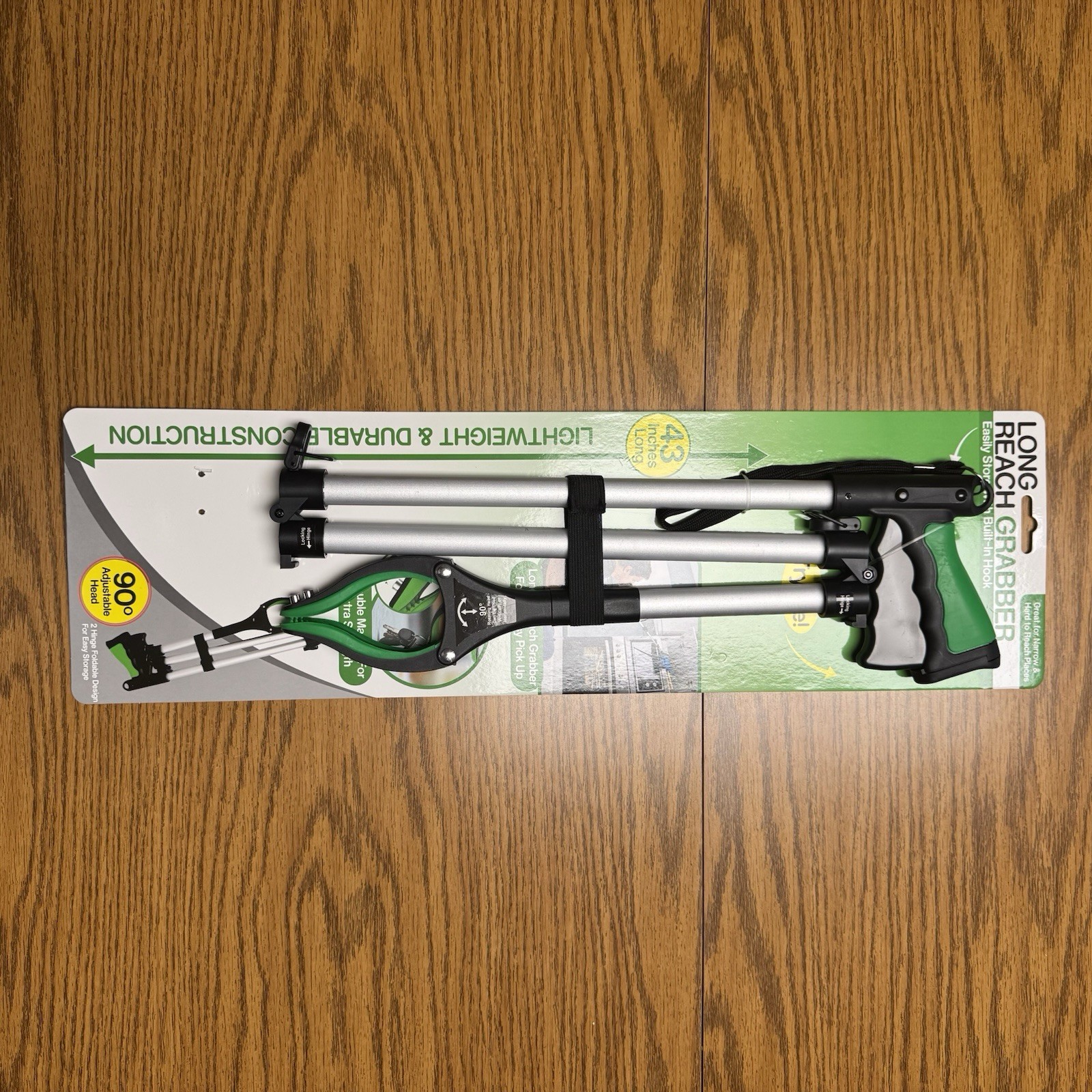 43" Extra Long Grabber Tool, Foldable Grabbers for Elderly Grab It Reaching Tool