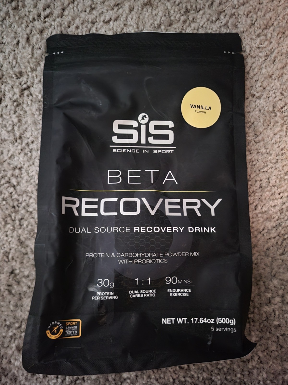 SIS Science in Sport SiS BETA Recovery - 500g - Vanilla - FAST SHIPPING