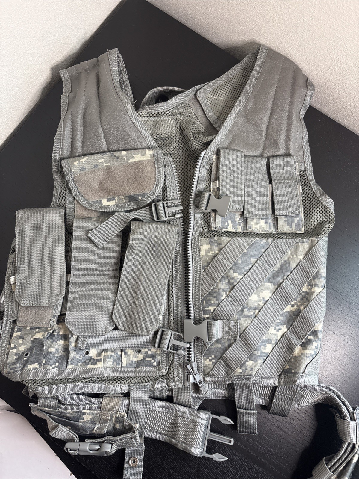 VISM Tactical Vest 2XL-3XL Crossdraw Tactical Shooting Rig Vest Duty Gear Gray