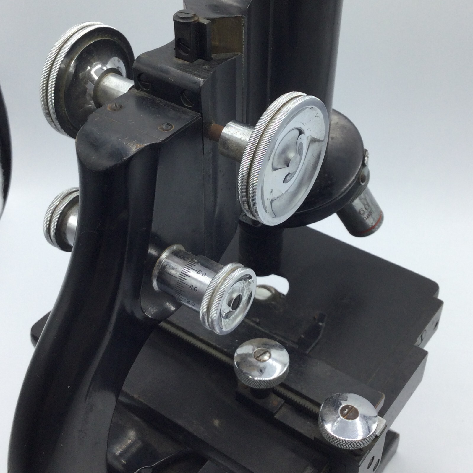 Vintage Spencer Buffalo Cast Iron Microscope 218515