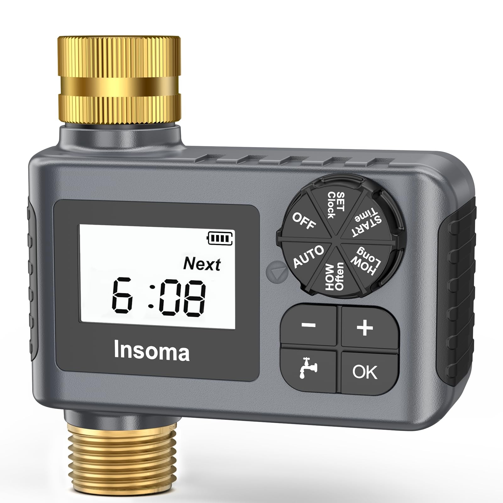 Automatic Water Timer for Garden Hose  Drip Irrigation with Rain Delay Mode