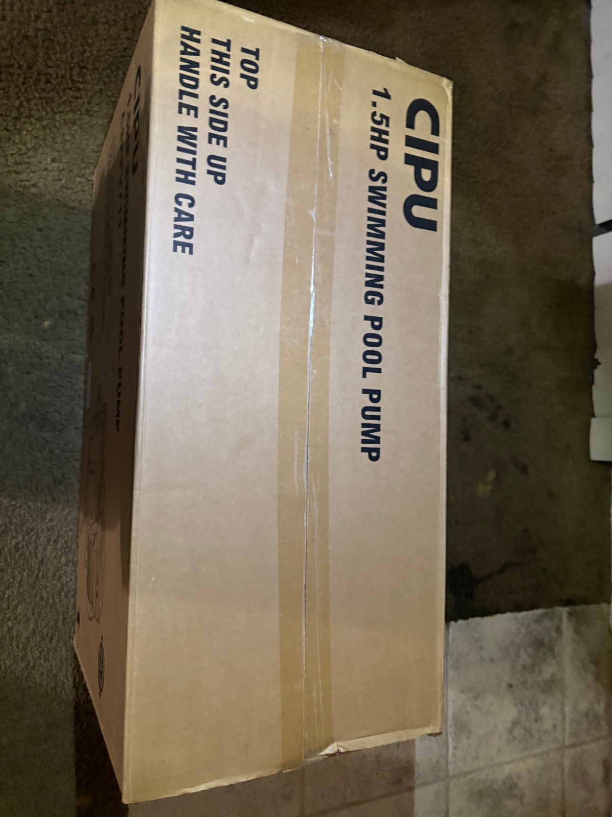 CIPU 1.5HP Variable Speed Pool Replacement Pump 230V Filter System 6420 GPH