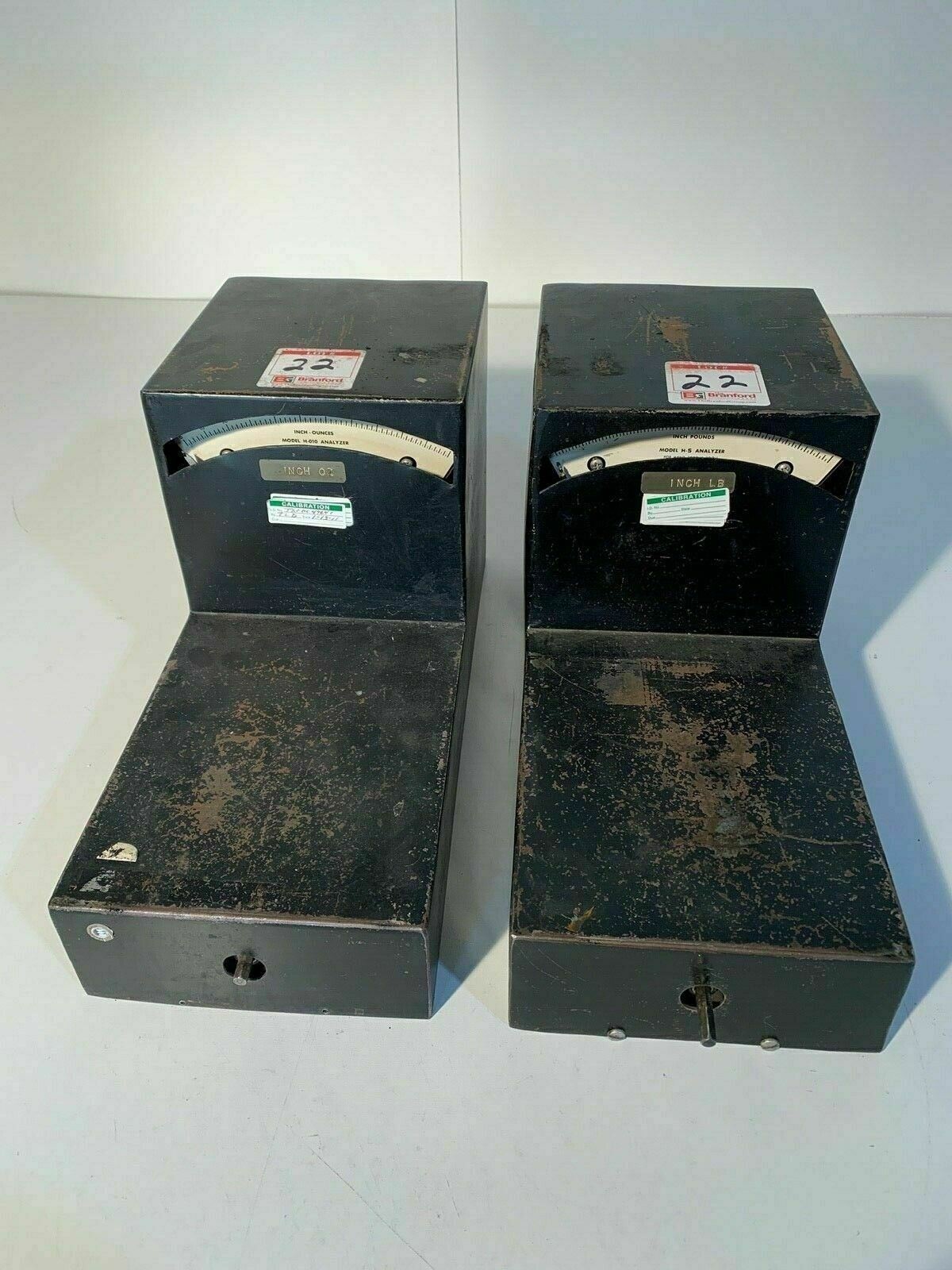 2x Richmont Livermont Torque Analyzers - H-5 Inch Pounds and H-010 Inch Ounces
