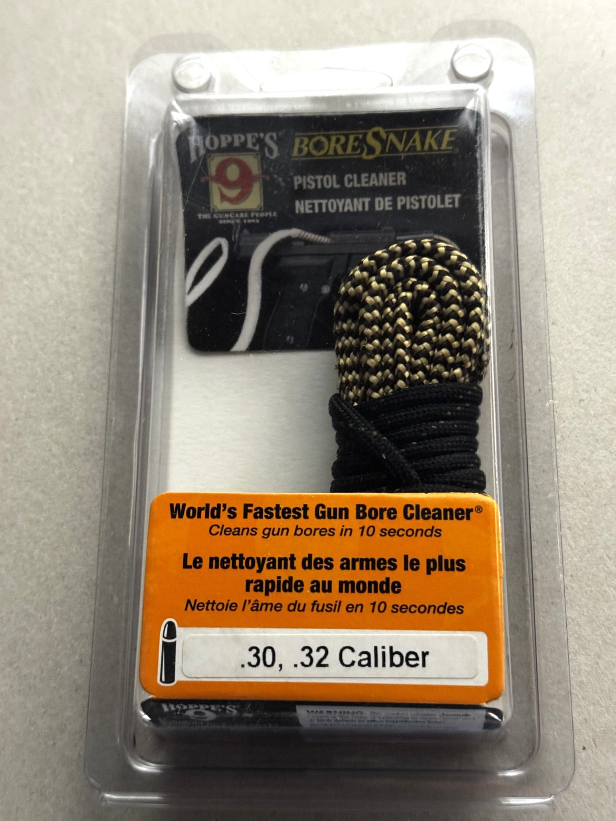 Bore Snake .30, .32 Pistol Cleaner New