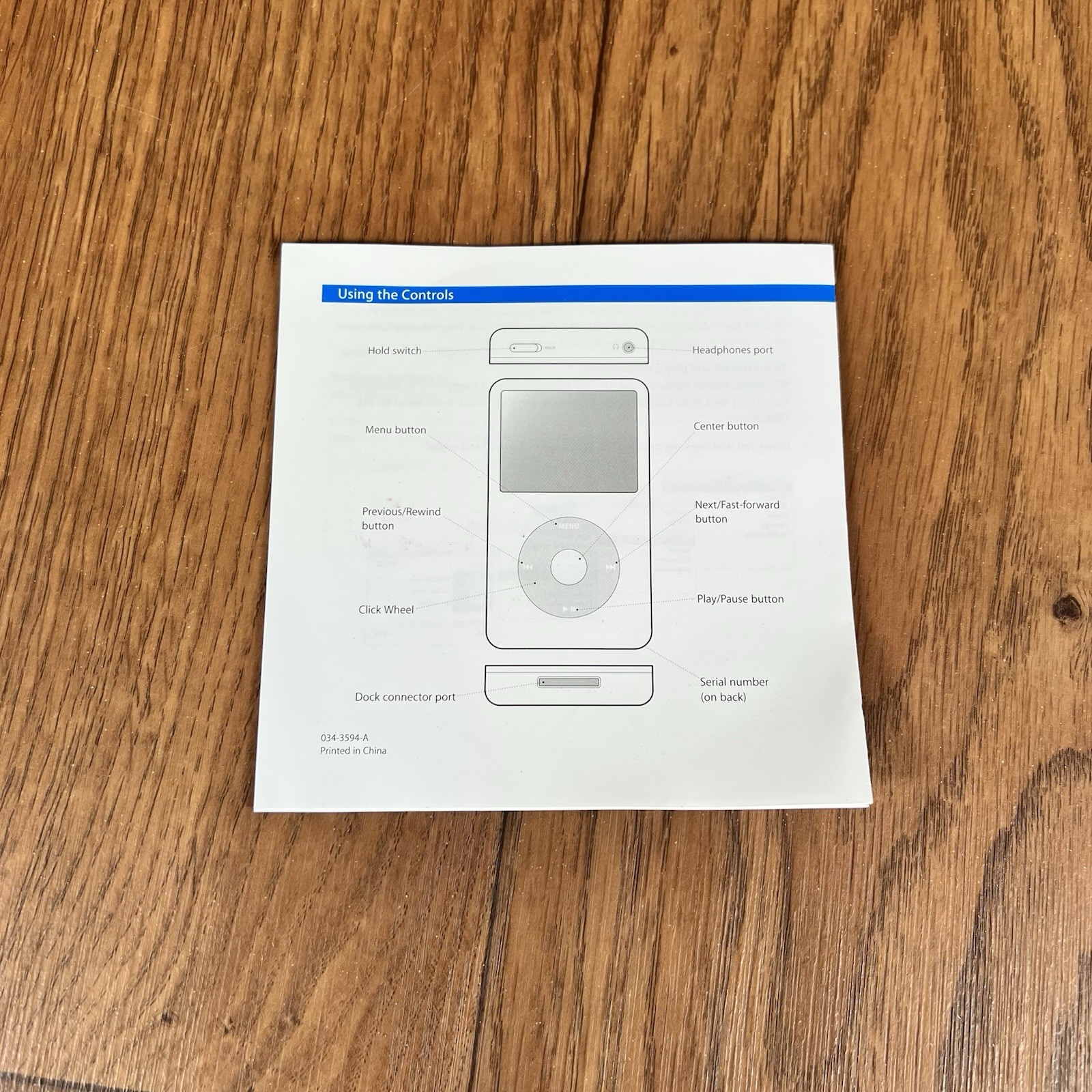 iPod User Manual 2004 Apple