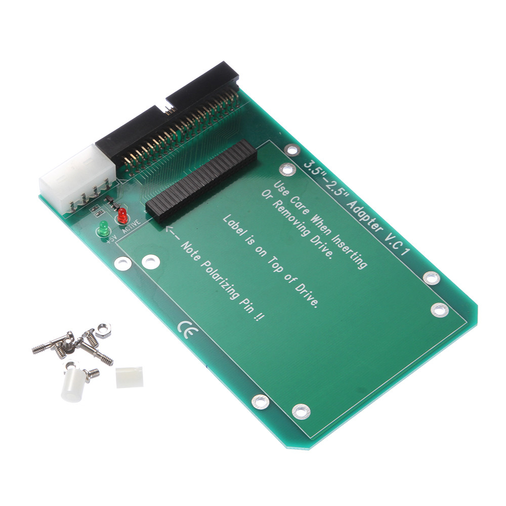 2.5''/3.5inch+ CF to 44pin IDE Hard Drive Converter Adapter Card For Laptop PC