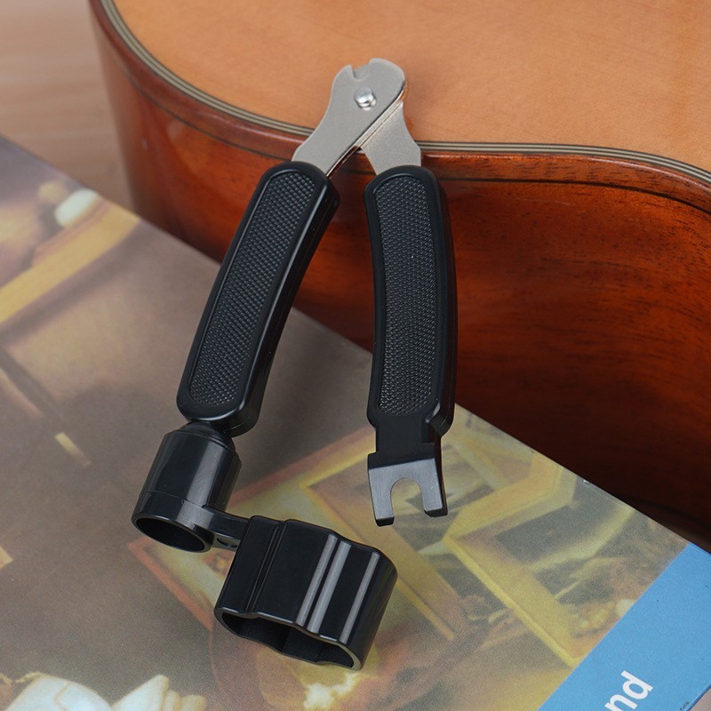 Professional 3-in-1 Guitar Repair Tool String Winder, Cutter & Bridge Pin Puller
